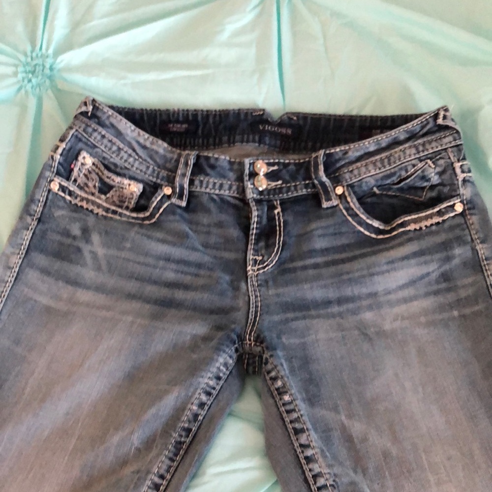 Vigoss Chelsea Slim Bootcut size 11/12 x 33 inch inseam